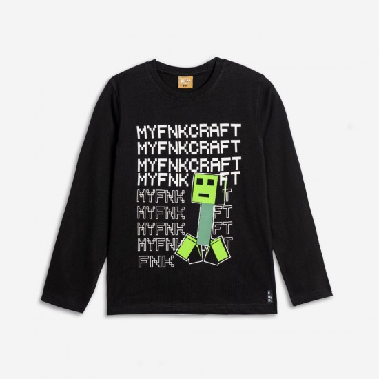 FUNKY Μπλούζα 226-106113 Μαύρο