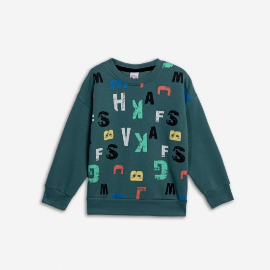 FUNKY Μπλούζα Φούτερ 226-392104 Πράσινο