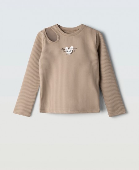 ΕΒΙΤΑ Μπλούζα 255015 Εκρού