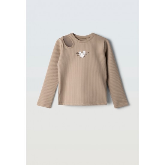 ΕΒΙΤΑ Μπλούζα 255015 Εκρού