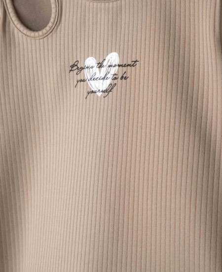 ΕΒΙΤΑ Μπλούζα 255015 Εκρού