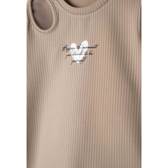 ΕΒΙΤΑ Μπλούζα 255015 Εκρού