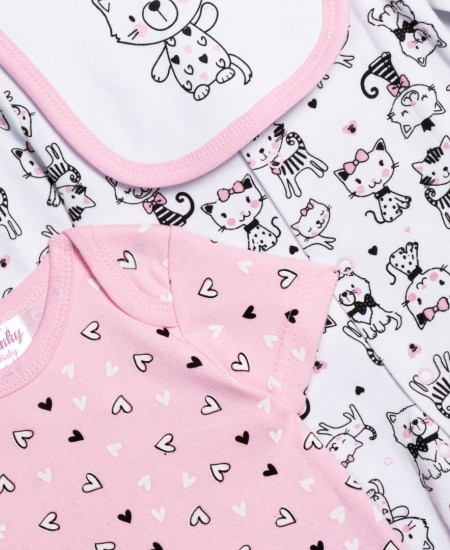 FUNKY Σετ 8τμχ με φορμάκι 226-060101 Ροζ