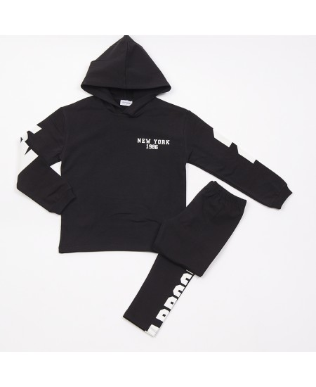 TRAX Σετ Μπλούζα και Κολάν 48618 Μαύρο