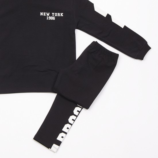 TRAX Σετ Μπλούζα και Κολάν 48618 Μαύρο