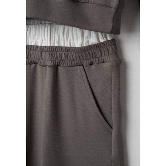 EBITA Σετ Μπλούζα και Παντελόνα 255012 Γκρι