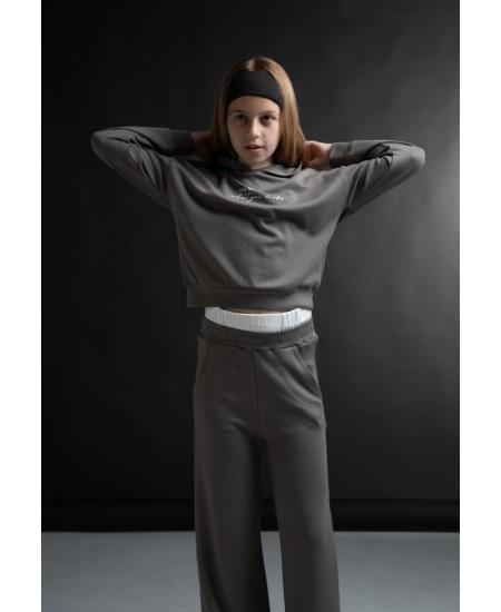 EBITA Σετ Μπλούζα και Παντελόνα 255012 Γκρι