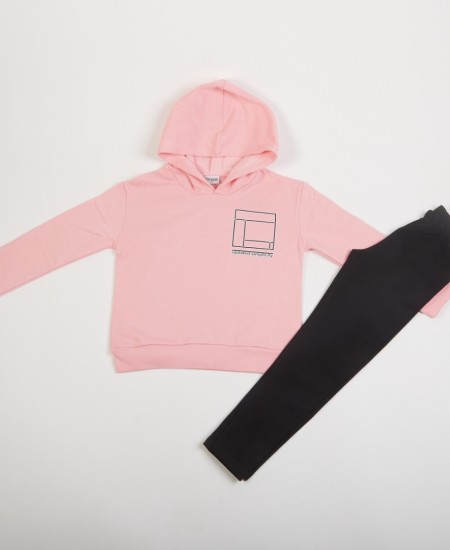 TRAX Σετ Μπλούζα και Κολάν 48617 Ροζ