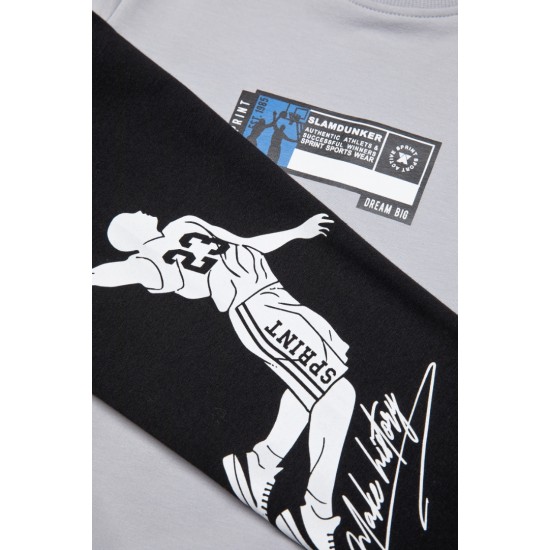 SPRINT Σετ Μπλούζα και Παντελόνι 252-3010 Γκρι