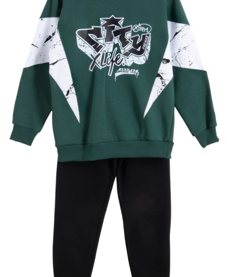 FRENZY Σετ Μπλούζα και Παντελόνι 73525504 Πράσινο