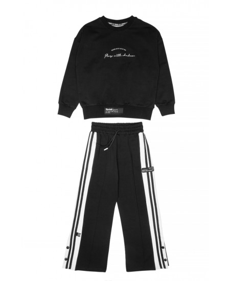 SPRINT Σετ Μπλούζα και Παντελόνι 252-4000 Μαύρο