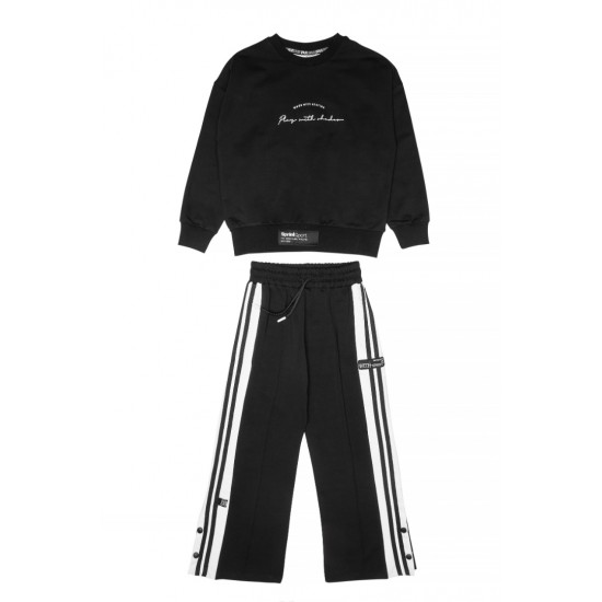 SPRINT Σετ Μπλούζα και Παντελόνι 252-4000 Μαύρο