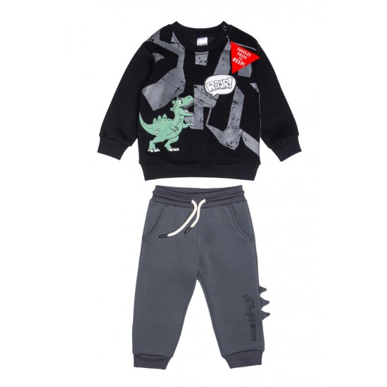 SPRINT Σετ Μπλούζα και Παντελόνι 252-1012 Μαύρο
