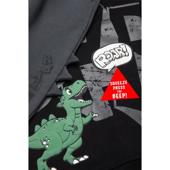 SPRINT Σετ Μπλούζα και Παντελόνι 252-1012 Μαύρο