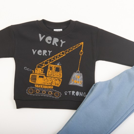 TRAX Σετ Μπλούζα και Παντελόνι 48908 Μαύρο