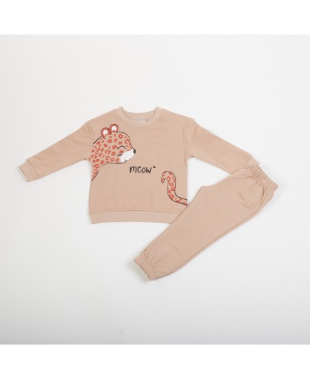 TRAX Σετ Μπλούζα και Παντελόνι 48721 Μπεζ