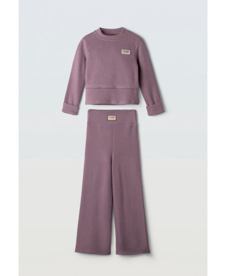 EBITA Σετ Μπλούζα και Παντελόνι 255011 Μωβ