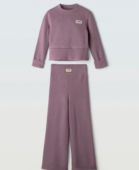 EBITA Σετ Μπλούζα και Παντελόνι 255011 Μωβ