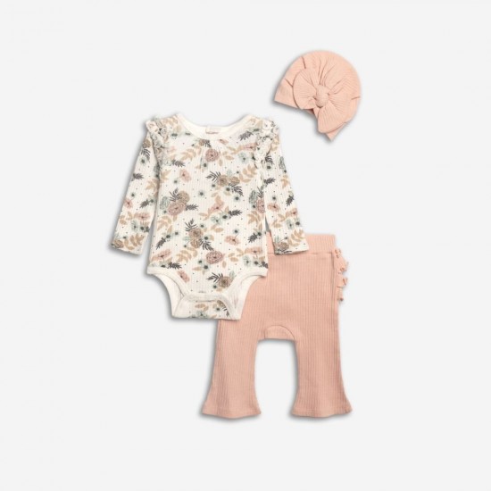 FUNKY Σετ Κορμάκι, Παντελόνι και Τουρμπάνι 226-060107 Σομόν