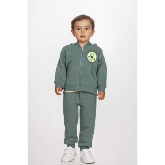 JOYCE Σετ Ζακέτα, Μπλούζα και Παντελόνι 2562001 Χακί