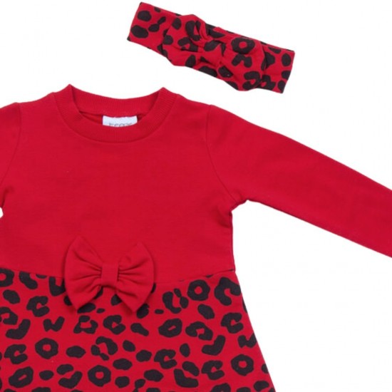 TRAX Φόρεμα με Κορδέλα 48750 Κόκκινο