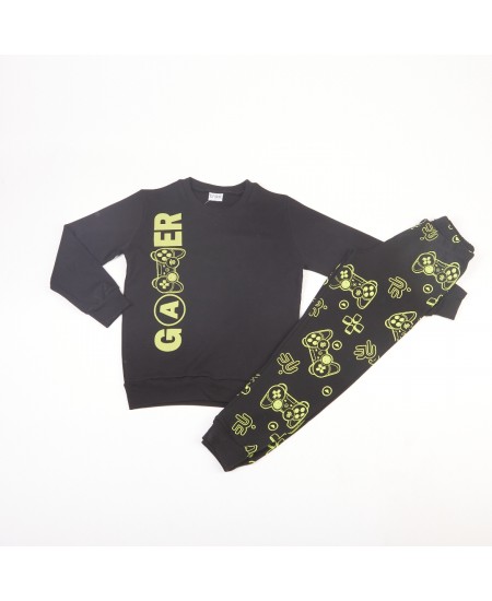 TRAX Πιτζάμα 48893 Μαύρο