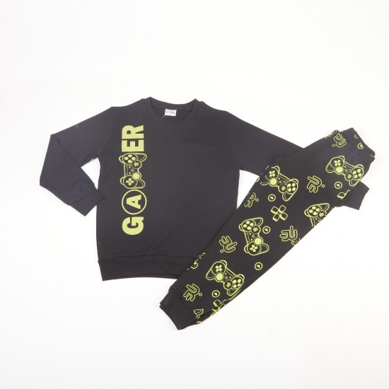 TRAX Πιτζάμα 48893 Μαύρο