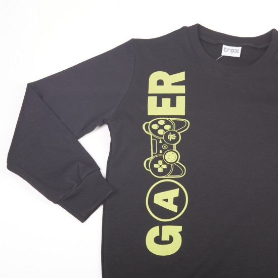 TRAX Πιτζάμα 48893 Μαύρο