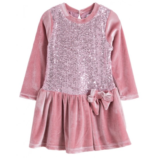 BABYLON Φόρεμα Βελούδινο με Παγιέτα 12526549 Ροζ