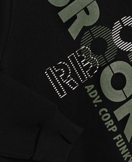 FUNKY Μπλούζα Φούτερ 226-192105 Μαύρο