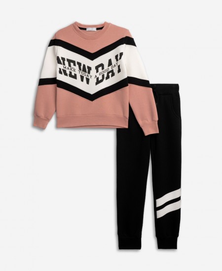 FUNKY Σετ Μπλούζα και Παντελόνι 226-517122 Ροζ