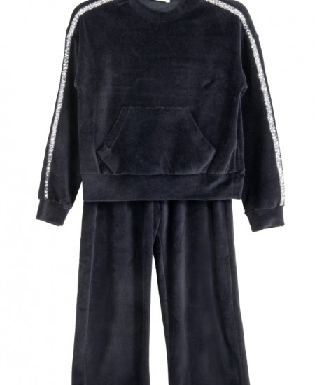 BABYLON Σετ Μπλούζα και Παντελόνι Βελούδινο 63525491 Μαύρο