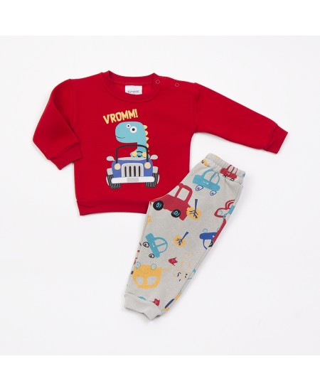 TRAX Σετ Μπλούζα και Παντελόνι 48562 Κόκκινο