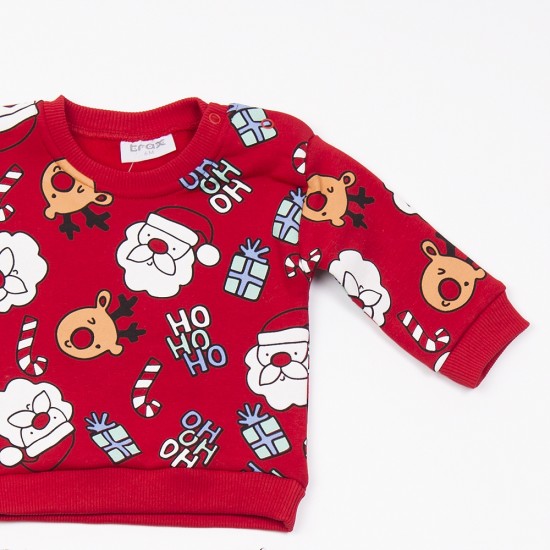 TRAX Σετ Μπλούζα και Παντελόνι 48570 Κόκκινο