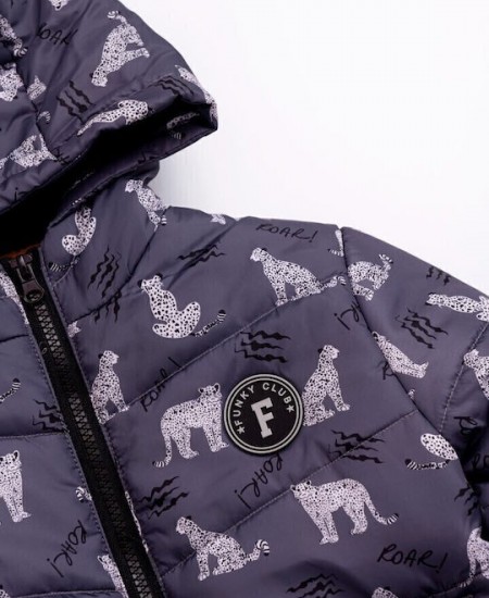 FUNKY Μπουφάν 224-318105 Ανθρακί