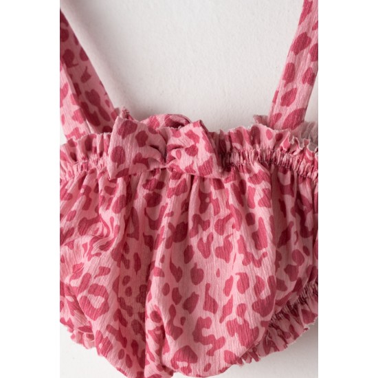 EBITA Σετ Αμάνικο και Σορτς 266238 Φουξ