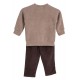 BABYLON Σετ Πλεκτό, Παντελόνι Κοτλέ και Σκουφάκι 41525035 Καφέ