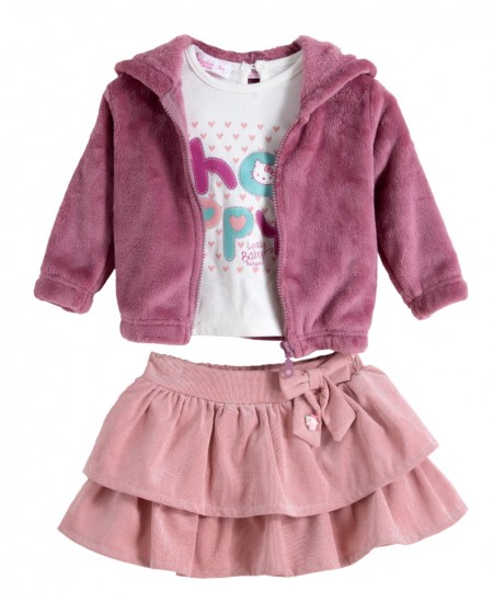 BABYLON Σετ Ζακέτα, Μπλούζα και Φούστα 11525142 Φουξ