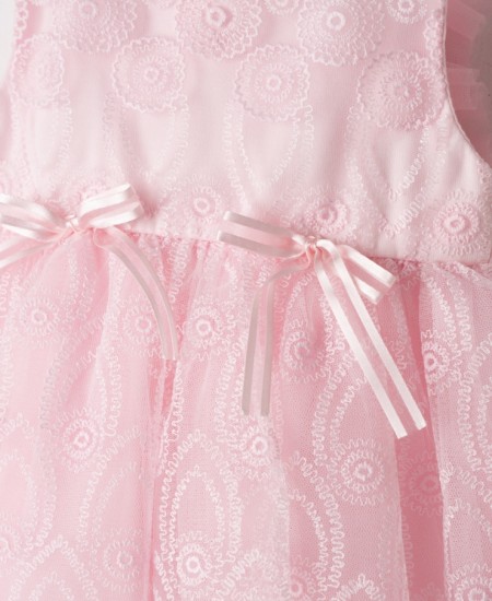 EBITA Φόρεμα με Κορδέλα 266503 Ροζ