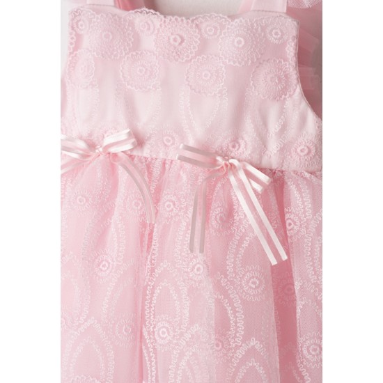 EBITA Φόρεμα με Κορδέλα 266503 Ροζ