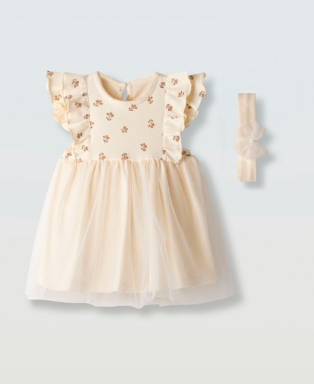 EBITA Φόρεμα 266510-01 Εκρού