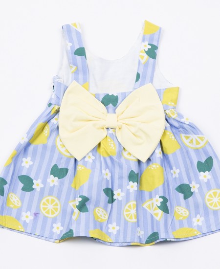 TRAX Φόρεμα με Κορδέλα 49026 Γαλάζιο