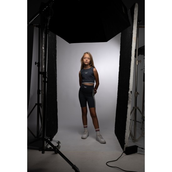 EBITA Σετ Μπουστάκι και Κολάν Ποδηλατικό 266013 Ανθρακί