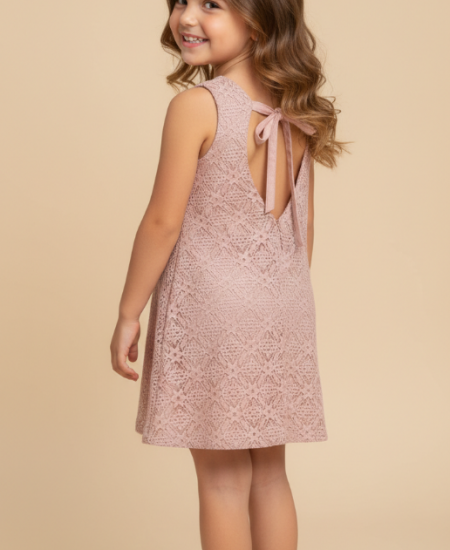 SWEET BABY Φόρεμα με Δαντέλα Γ209-1 Σάπιο Μήλο