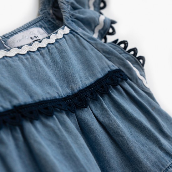 FUNKY Φόρεμα Τζιν 126-529106 Μπλε