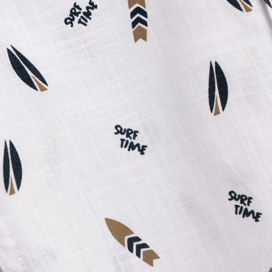 FUNKY Πουκάμισο Λινό 126-308108 Λευκό