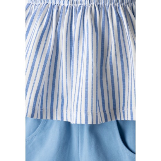 EBITA Σετ Μπλούζα, Σορτς και Κορδέλα 266261 Γαλάζιο