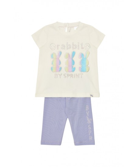 SPRINT Σετ Μπλούζα και Κολάν 261-2004 Λιλά
