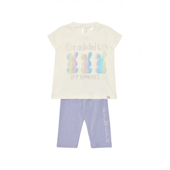 SPRINT Σετ Μπλούζα και Κολάν 261-2004 Λιλά