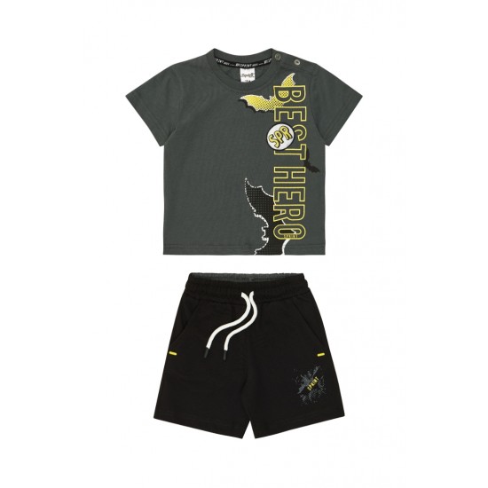 SPRINT Σετ Μπλούζα και Βερμούδα 261-1027 Γκρι